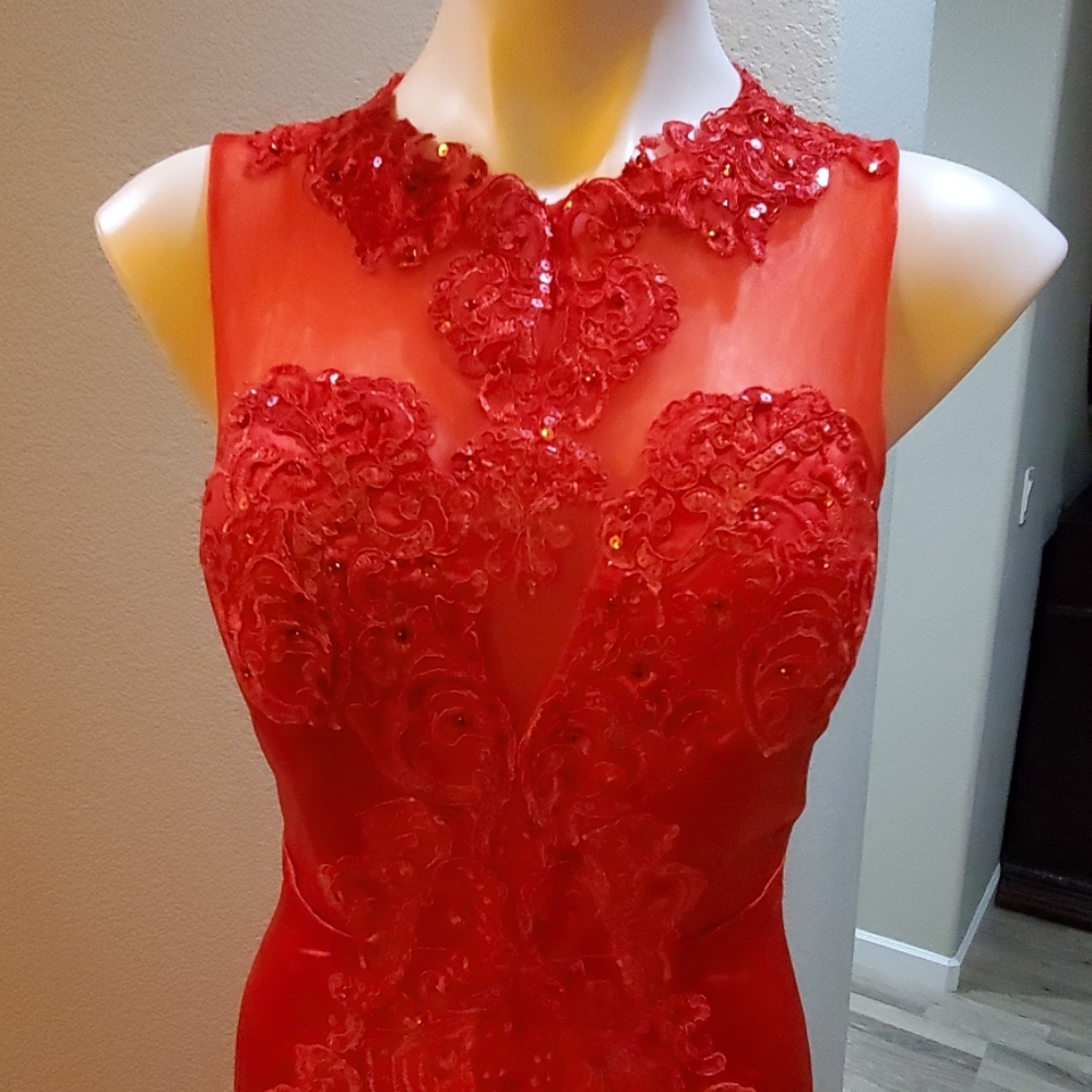 Red Formal Gown - Picture 2 of 8
